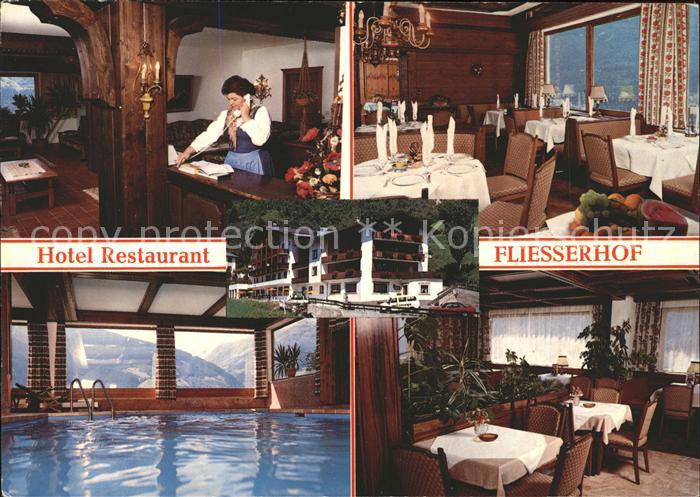 Fliess Hotel Restaurant Fliesserhof Hallenbad Gastraeume Rezeption