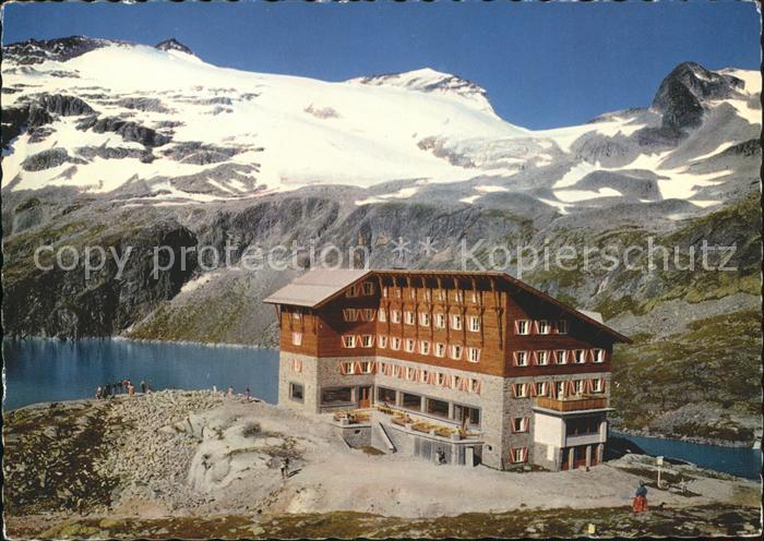 Rudolfshuette Weisssee am Weissee mit Granatspitzen Sonnblick Hochfilleck
