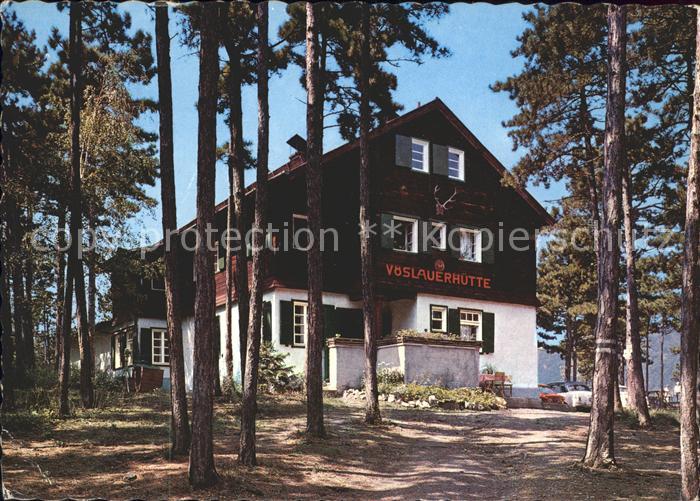 Voeslau Oesterreich Voeslauerhuette am Mariazellerwinkel