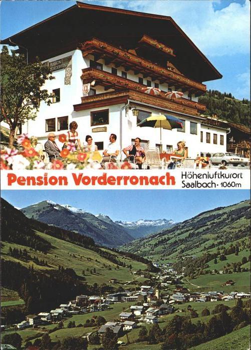 Saalbach-Hinterglemm Pension Vorderronach Totalansicht