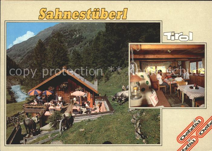 oetztal Tirol Sahnestueberl Alte Tiroler Alm an der Strasse von Zwieselstein nac