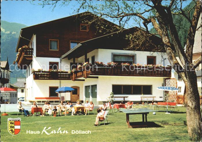 Doellach Kaernten Haus Kahn Gartenterrasse