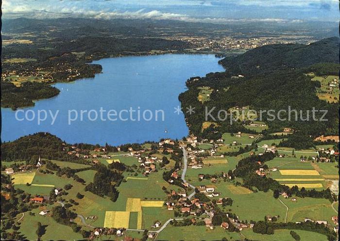 Reifnitz Woerthersee am Woerthersee Fliegeraufnahme