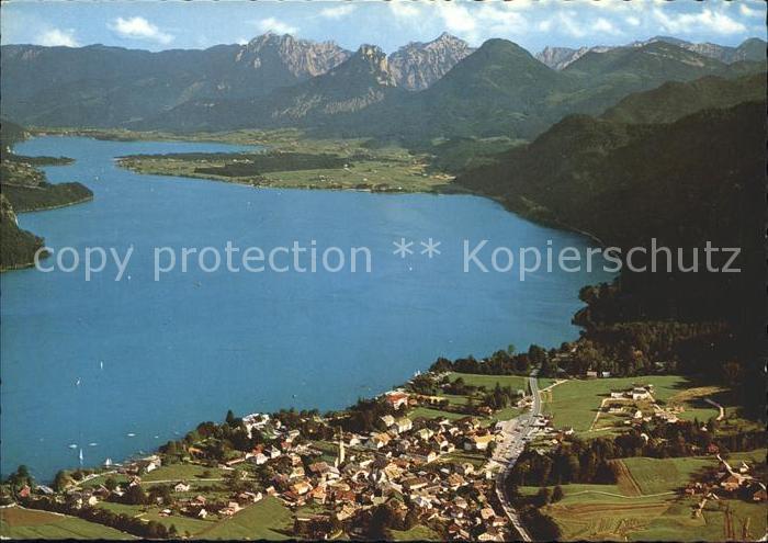 St Gilgen Salzkammergut Fliegeraufnahme