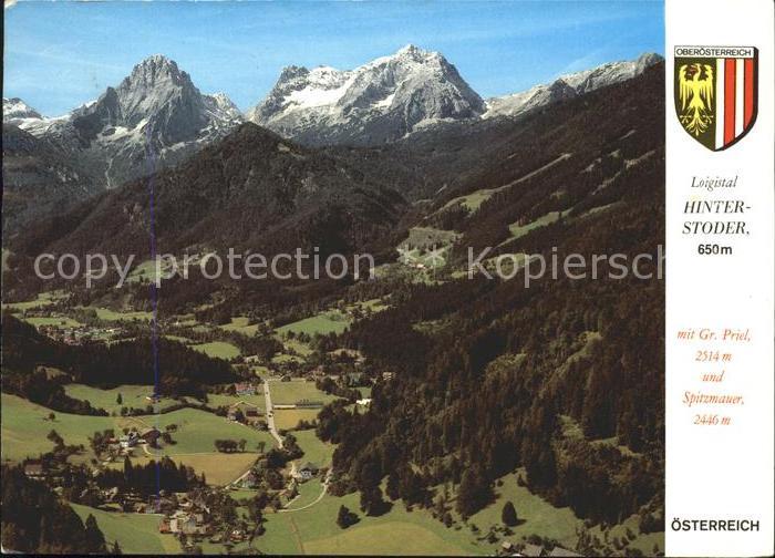 Hinterstoder mit Gr Priel und Spitzmauer