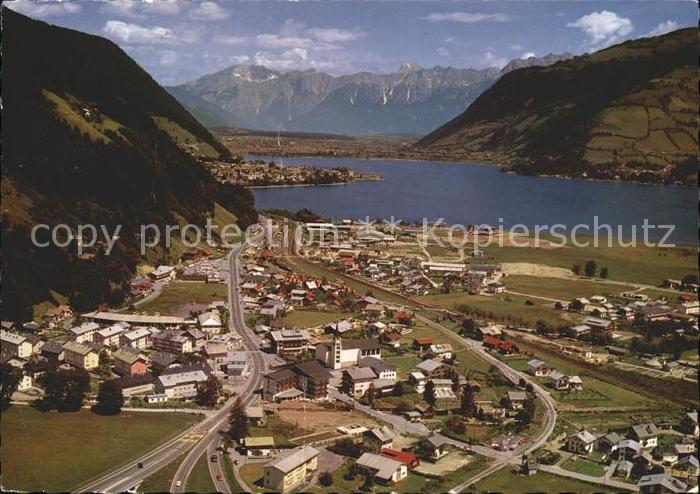 Zell See mit Schuettdorf Fliegeraufnahme