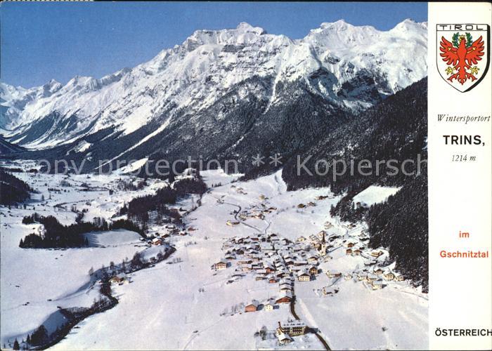 Trins Innsbruck im Gschnitztal Fliegeraufnahme
