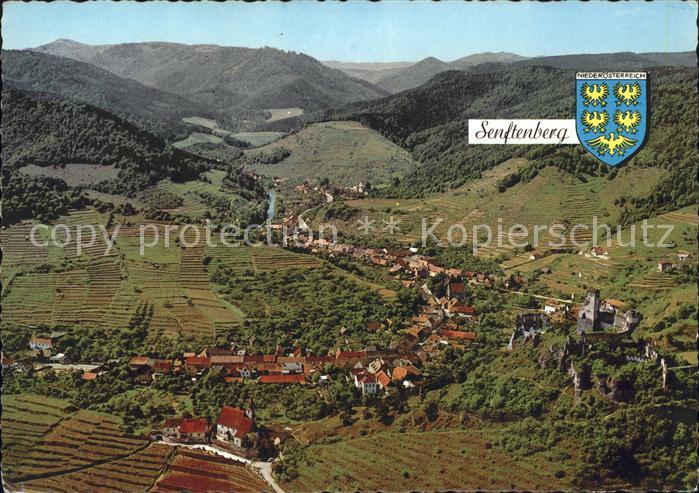 Senftenberg Niederoesterreich Kremstal Fliegeraufnahme