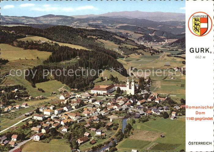Gurk Romanischer Dom Fliegeraufnahme