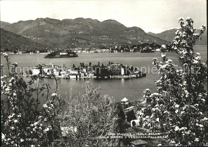 Lago Maggiore mit Isola Bella und Isola Madre