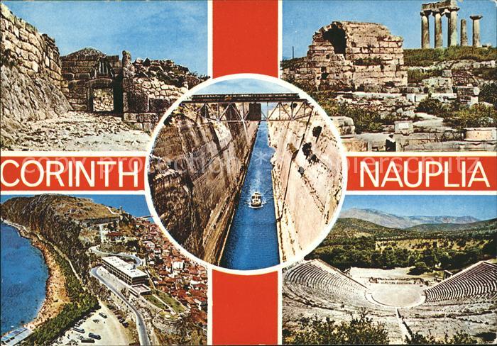 Nauplia Nauplion Tempel Ruinen Amphitheater Kanal von Korinth