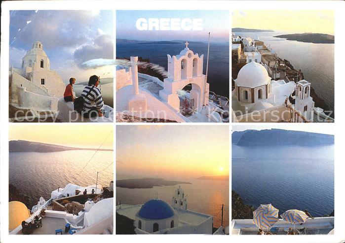 Griechenland Greece Griechische Inseln Panorama Sonnenuntergang