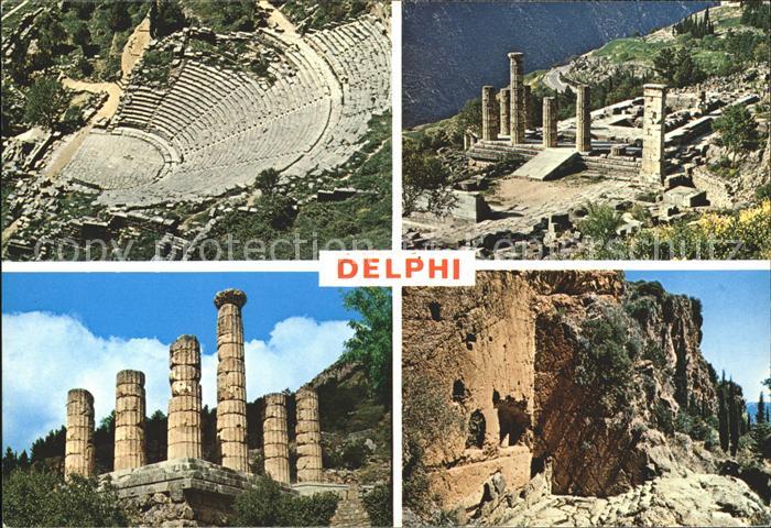 Delphi Delfi Amphitheater Tempel Ruine Antike