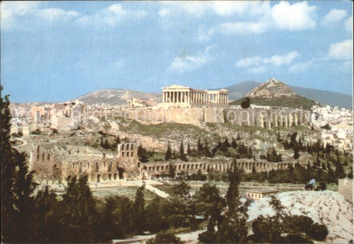Athenes Athen Akropolis Tempel Ruine Antike