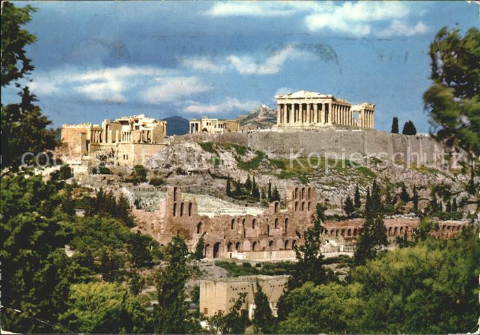 Athens Athen Akropolis Tempel Ruine Antike