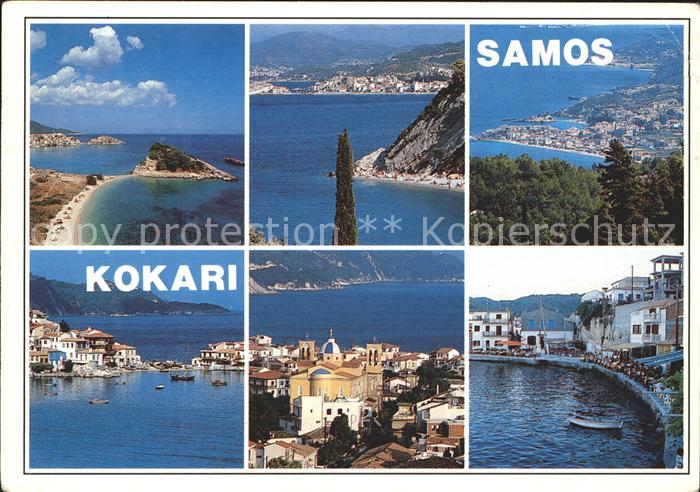 Kokari Kokkari Panorama Hafen Strand