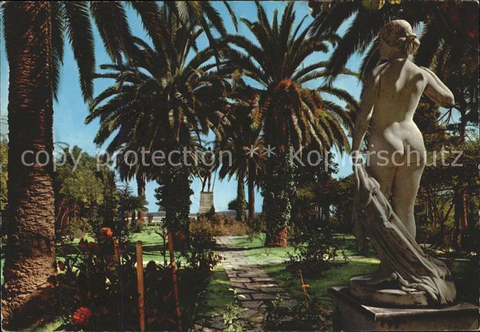Corfu Korfu Achilleon Garten Skulptur