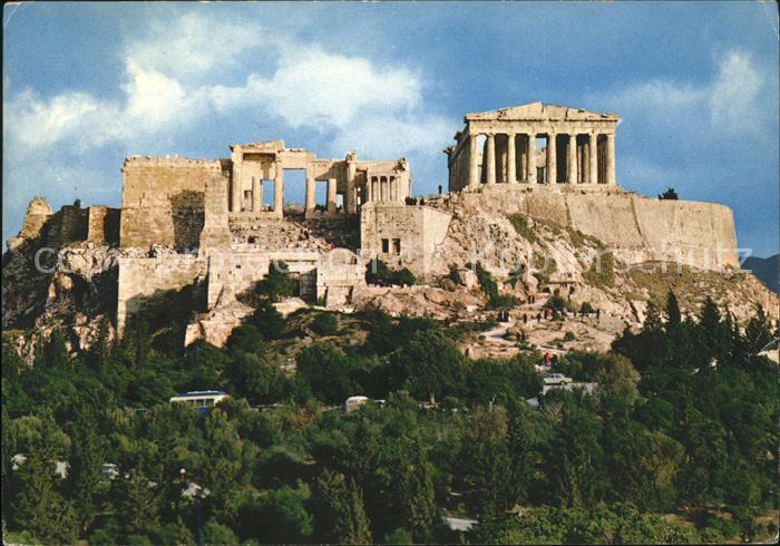 Athenes Athen Akropolis Tempel Ruine Antike