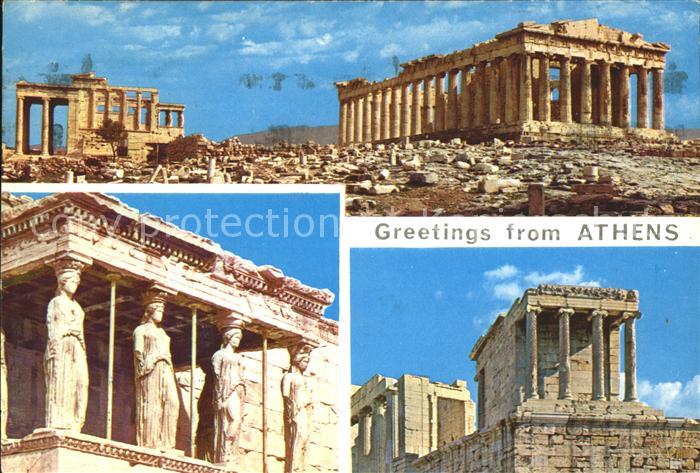 Athens Athen Akropolis Tempel Ruine Antike