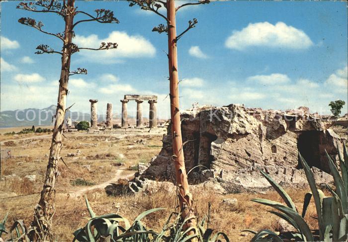 Korinth Corinthe Glakimi Tempel Ruine Antike
