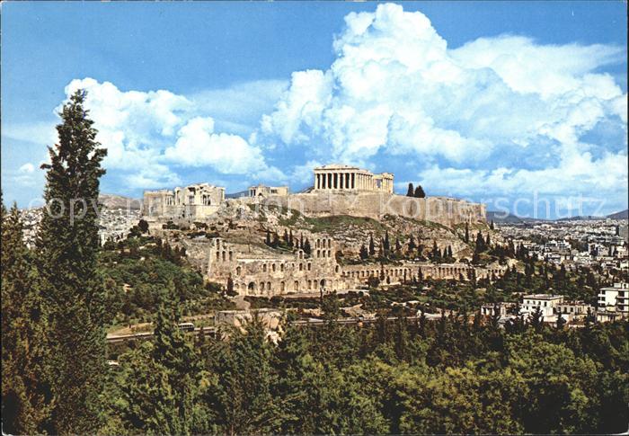 Athenes Athen Akropolis Tempel Ruine Antike