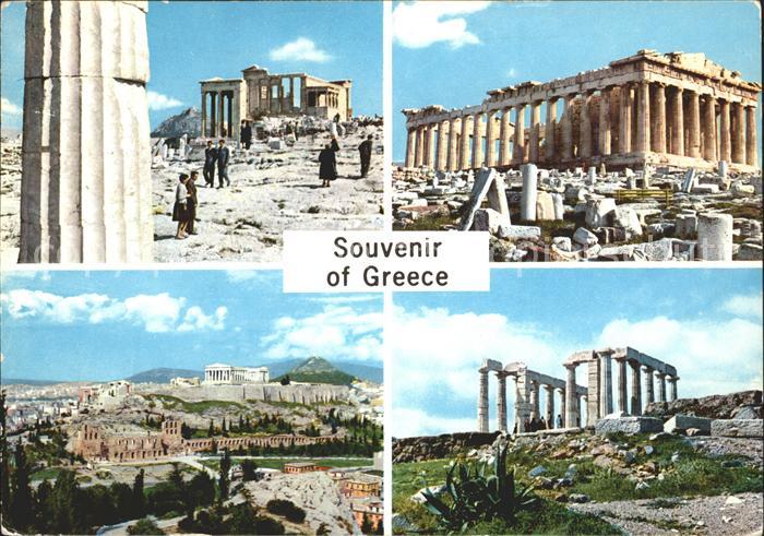 Athenes Athen Akropolis Parthenon Tempel Ruine Antike