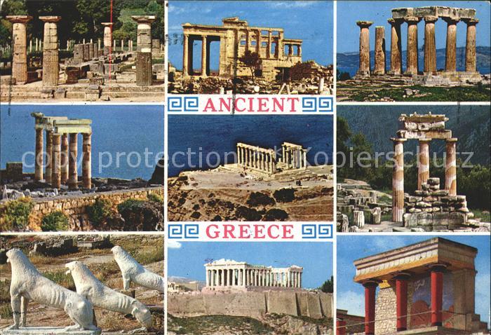 Aegina Egina Das antike Griechenland Tempel Skulptur