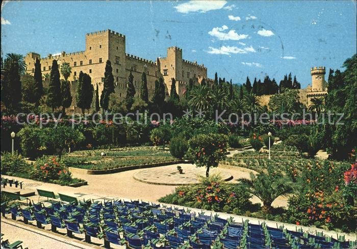 Rhodos Rhodes aegaeis Palais des Chevaliers Ritterpalast