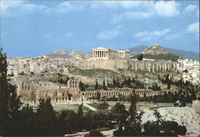 Athenes Athen Akropolis Tempel Ruine Antike