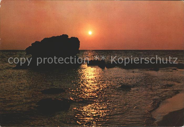 Griechenland Greece Sonnenuntergang