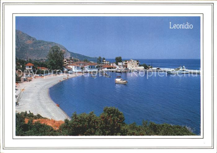 Leonidio Leonidi Strand Hafen