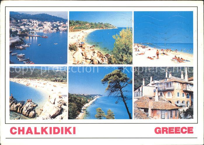 Chalkidiki Halkidiki Hafen Strand