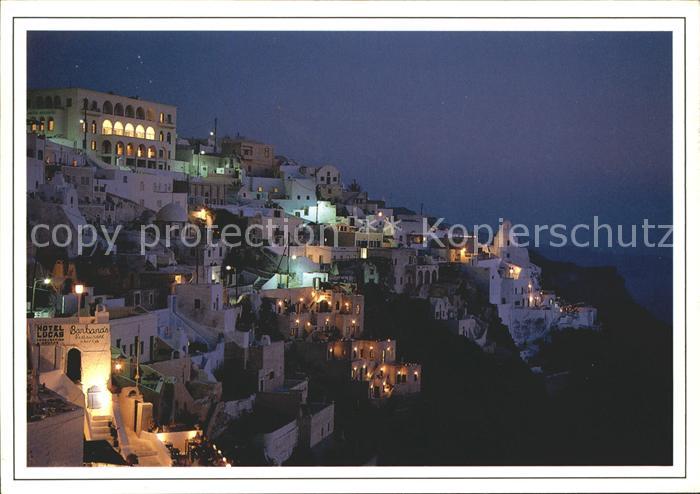 Kreta Crete Inseldorf bei Nacht