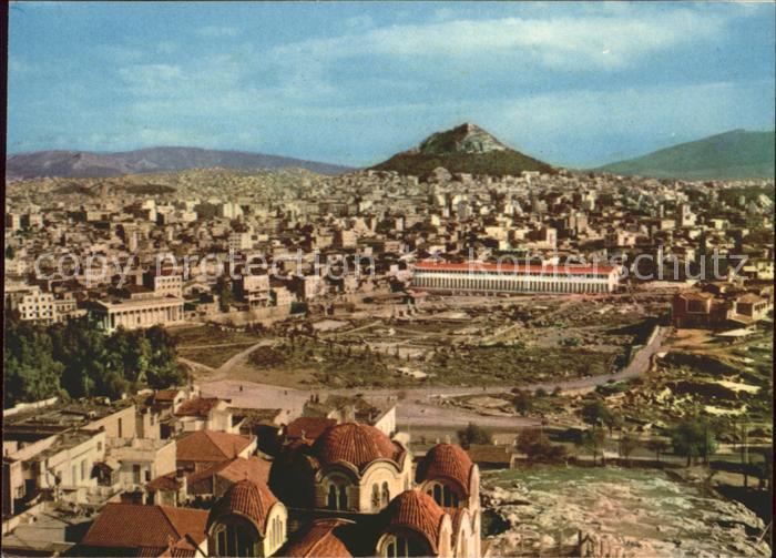 Athenes Athen Teilansicht der Stadt