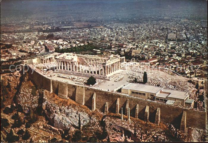 Athens Athen Akropolis Tempel Ruine Antike Fliegeraufnahme