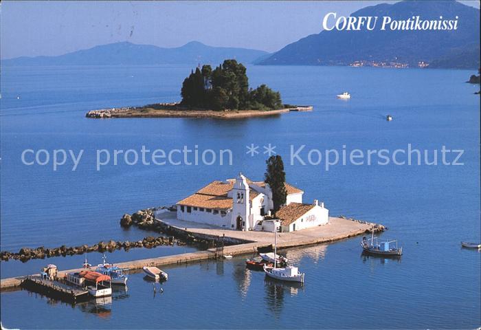 Corfu Korfu Pontikonissi Maeuseinsel