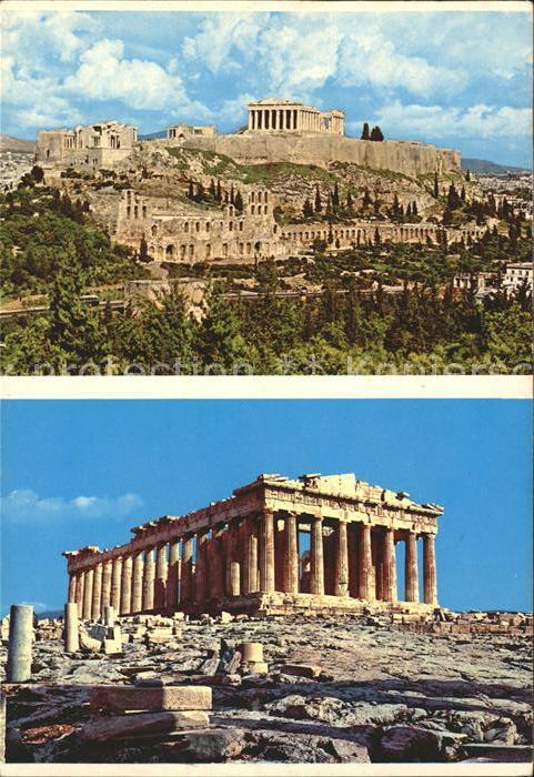 Athenes Athen Akropolis Parthenon Tempel Ruine Antike