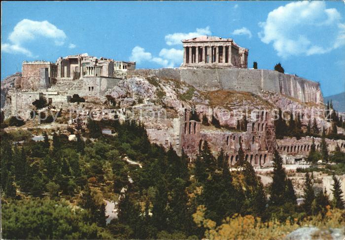 Athenes Athen Akropolis Tempel Ruine Antike