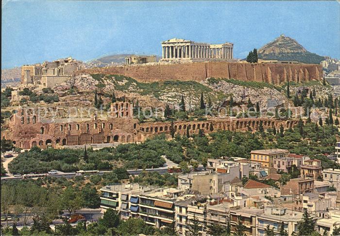Athenes Athen Akropolis Tempel Ruine Antike