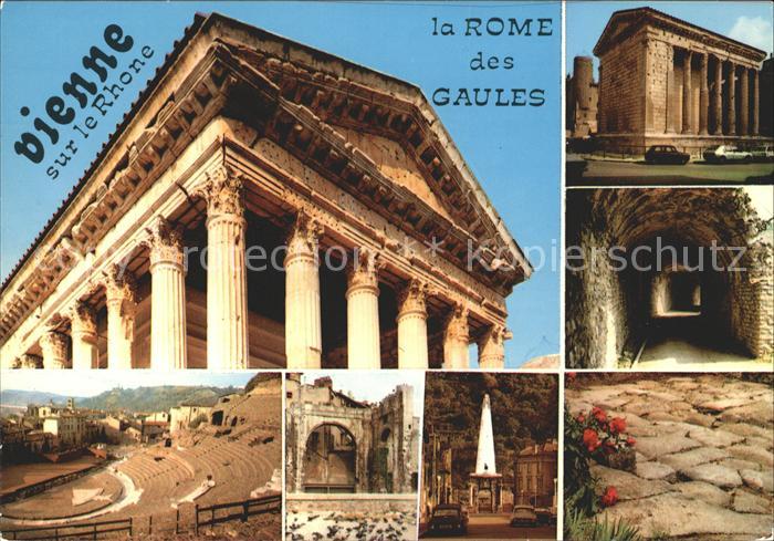 Vienne sur le Rhone la Rome des Gaules Römischer Tempel Amp