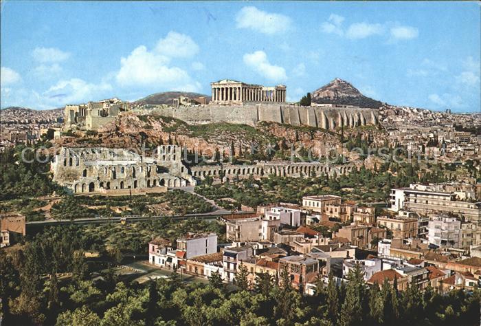 Athenes Athen Akropolis Tempel Ruine Antike