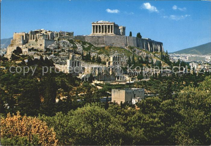 Athenes Athen Akropolis Tempel Ruine Antike