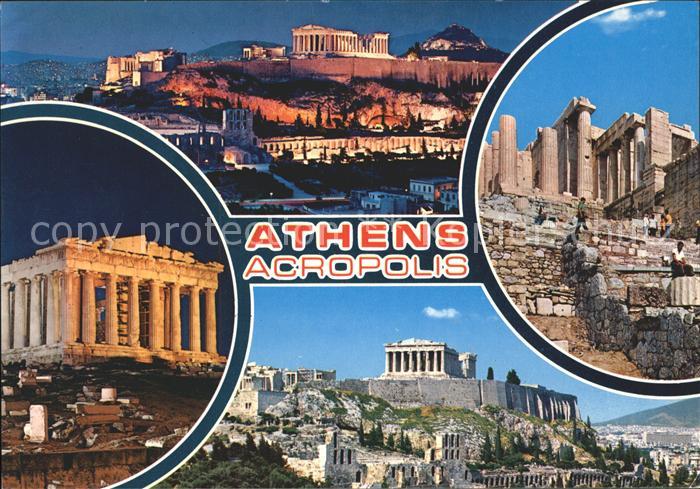 Athenes Athen Akropolis Tempel Ruine Antike