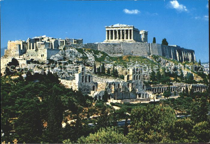 Athenes Athen Akropolis Tempel Ruine Antike