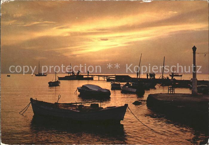 Athenes Athen Sonnenuntergang bei Glyfada