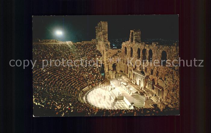 Athenes Athen Odeon des Herodes Atticus antikes Theater