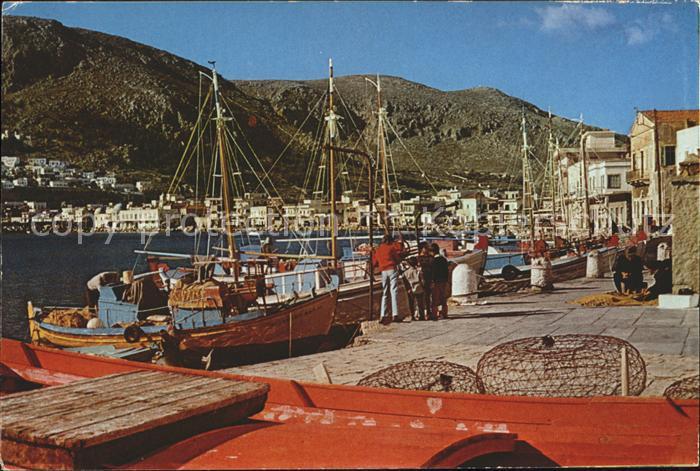 Kalymnos Fischerboot im Hafen