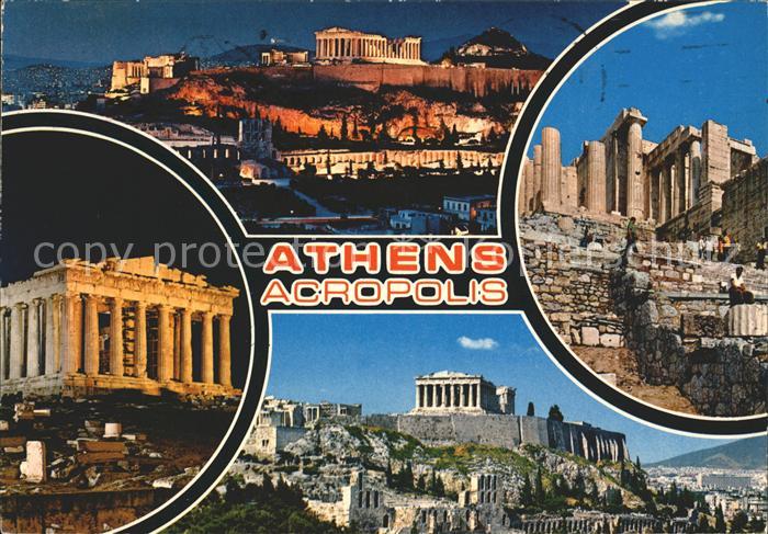 Athens Athen Akropolis Tempel Ruine Antike