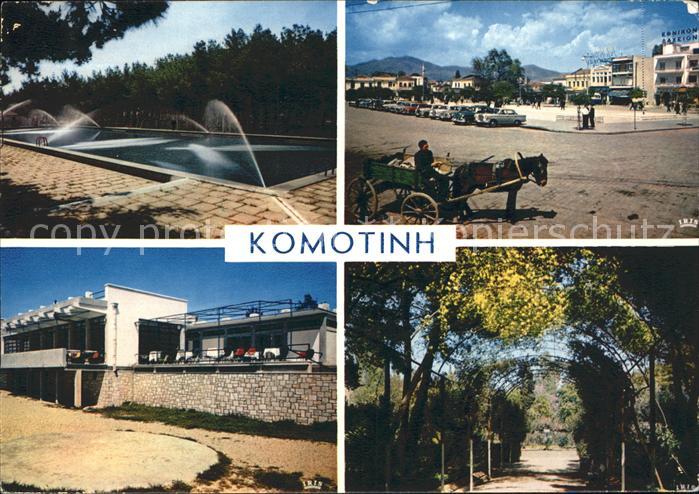Komotinh Comotini Schwimmbad Pferdekutsche Park