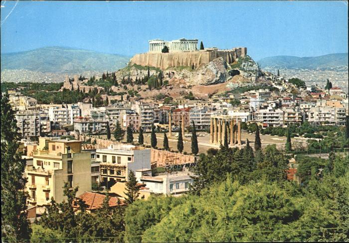 Athen Griechenland Ansicht Akropolis Hueggel Arditos